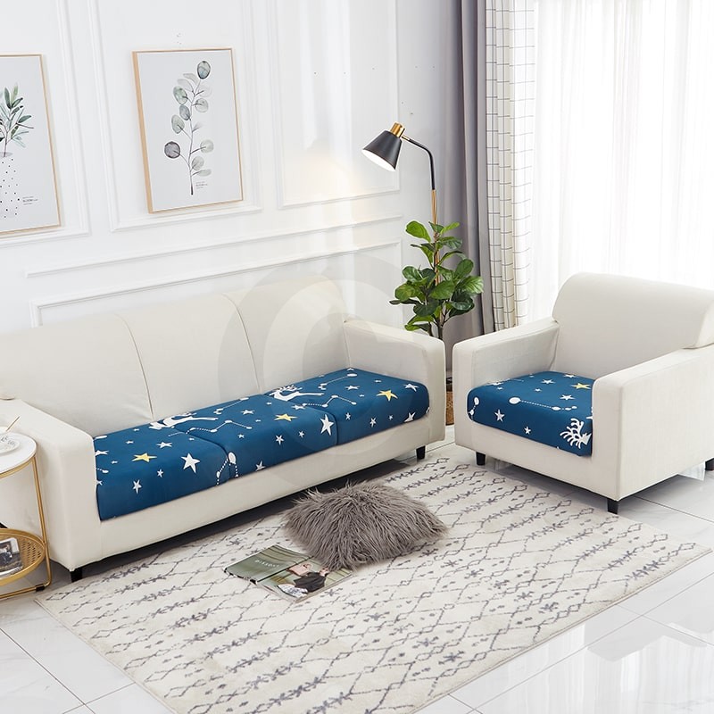 Housse constellation cerf pour assise de canapé