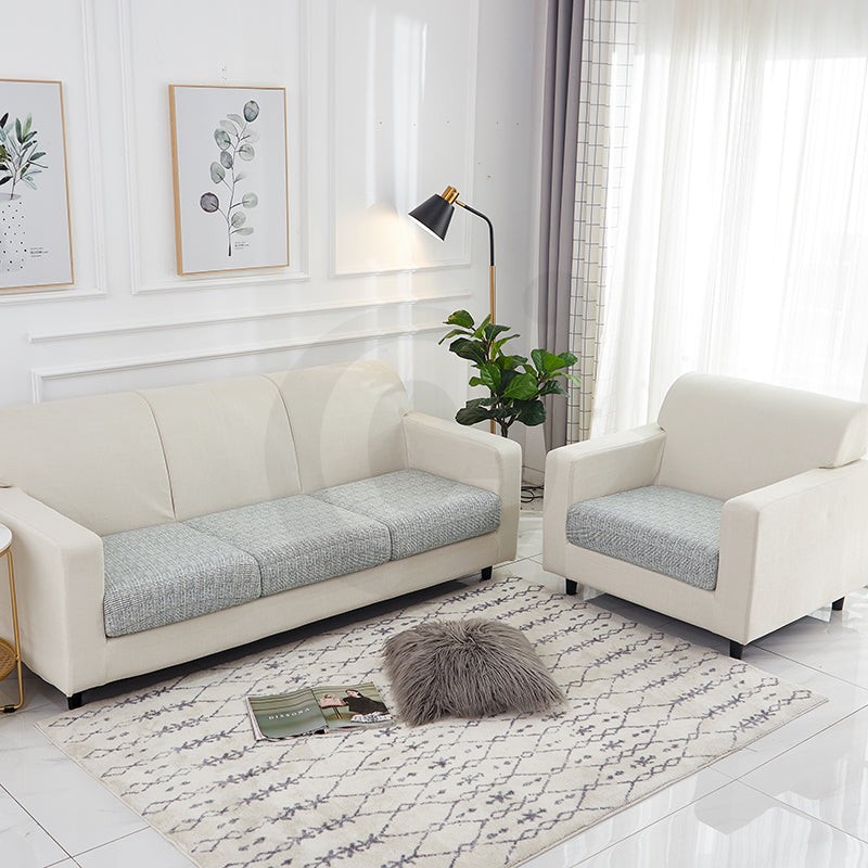 Housse gris industriel pour assise de canapé