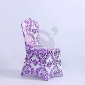 Housse de Chaise Mariage Prestigia Violet | Housse Design