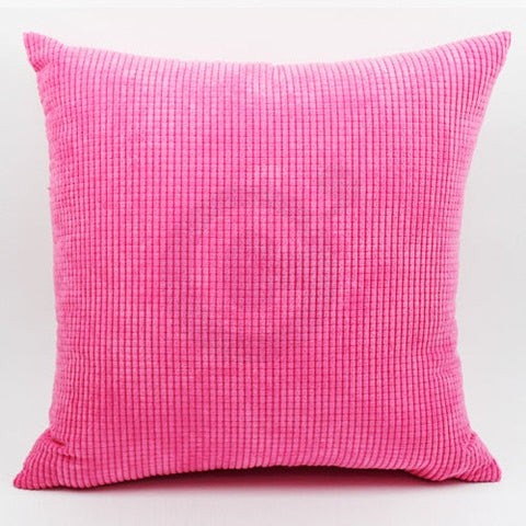 Housse de coussin 50x50cm rose